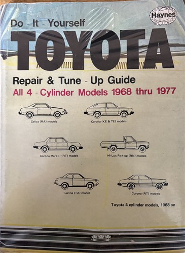 Toyota Do-It-Yourself Repair & Tune-Up Guide: All 4-Cylinder Models 1968 thru 1977